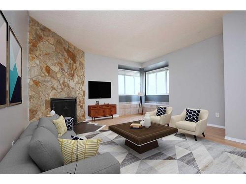 136 Bedfield Close Ne, Calgary, AB - Indoor Photo Showing Living Room