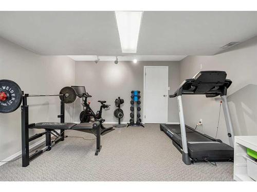 91 Midglen Way Se, Calgary, AB - Indoor Photo Showing Gym Room