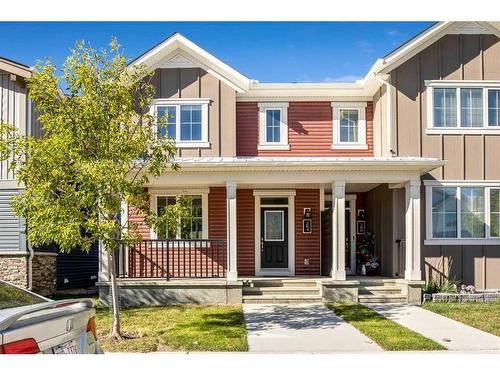 284 Carrington Way Nw, Calgary, AB - Outdoor With Deck Patio Veranda With Facade