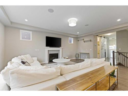 235 Cityside Road Ne, Calgary, AB - Indoor With Fireplace