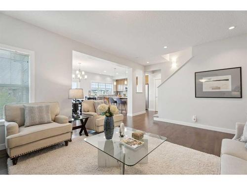 130 Reunion Landing Nw, Airdrie, AB - Indoor Photo Showing Living Room