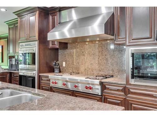 40 Eagle Ridge Place Sw, Calgary, AB - Indoor Photo Showing Kitchen With Double Sink With Upgraded Kitchen