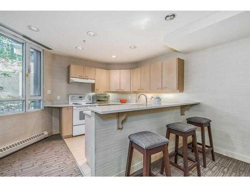 202-804 3 Avenue Sw, Calgary, AB - Indoor Photo Showing Kitchen