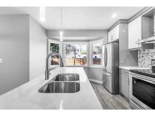 52 Templeby Drive Ne, Calgary, AB - Indoor Photo Showing Kitchen With Double Sink