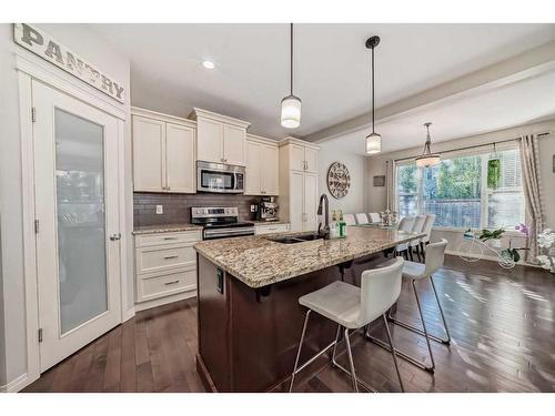 51 Cranberry Circle Se, Calgary, AB - Indoor Photo Showing Kitchen With Upgraded Kitchen