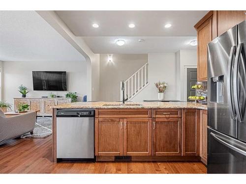 74 Sage Berry Way Nw, Calgary, AB - Indoor Photo Showing Kitchen With Stainless Steel Kitchen