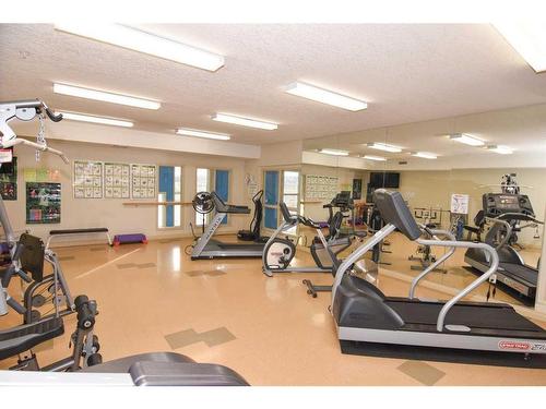 1305-151 Country Village Road Ne, Calgary, AB - Indoor Photo Showing Gym Room