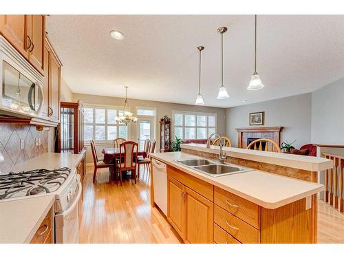 109 Panamount Road Nw, Calgary, AB - Indoor Photo Showing Kitchen With Double Sink