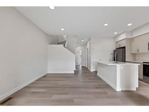 603 Savanna Crescent Ne, Calgary, AB - Indoor Photo Showing Kitchen With Stainless Steel Kitchen