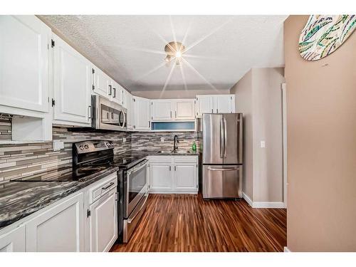 8-4769 Hubalta Road Se, Calgary, AB - Indoor Photo Showing Kitchen With Stainless Steel Kitchen With Double Sink