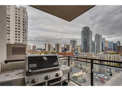 604-1111 10 Street Sw, Calgary, AB - Outdoor With Balcony