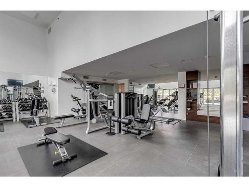 604-1111 10 Street Sw, Calgary, AB - Indoor Photo Showing Gym Room