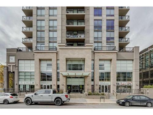 604-1111 10 Street Sw, Calgary, AB - Outdoor With Balcony With Facade