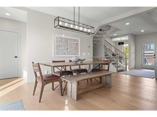 43 Bluerock Avenue Sw, Calgary, AB - Indoor Photo Showing Dining Room