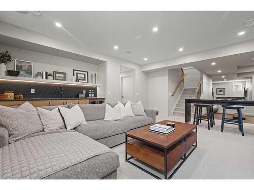 43 Bluerock Avenue Sw, Calgary, AB - Indoor Photo Showing Living Room