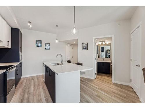 602-238 Sage Valley Common Nw, Calgary, AB - Indoor Photo Showing Kitchen With Upgraded Kitchen