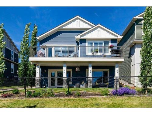 138 Bayview Circle Sw, Airdrie, AB - Outdoor With Deck Patio Veranda With Facade