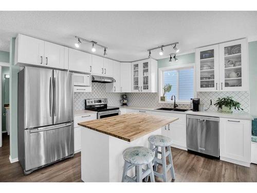 172 Somerside Close Sw, Calgary, AB - Indoor Photo Showing Kitchen With Double Sink With Upgraded Kitchen