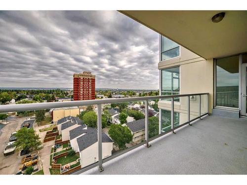 907-55 Spruce Place Sw, Calgary, AB - Outdoor With Balcony With View With Exterior