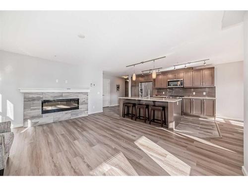 1310-10 Market Boulevard Se, Airdrie, AB - Indoor With Fireplace