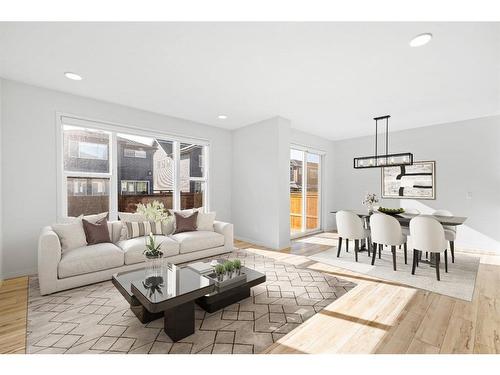 299 Seton Road Se, Calgary, AB - Indoor Photo Showing Living Room