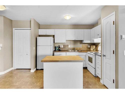 311-1715 35 Street Se, Calgary, AB - Indoor Photo Showing Kitchen With Double Sink