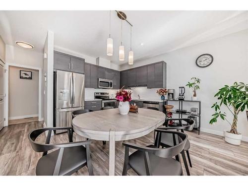 459 Canals Crossing Sw, Airdrie, AB - Indoor Photo Showing Dining Room