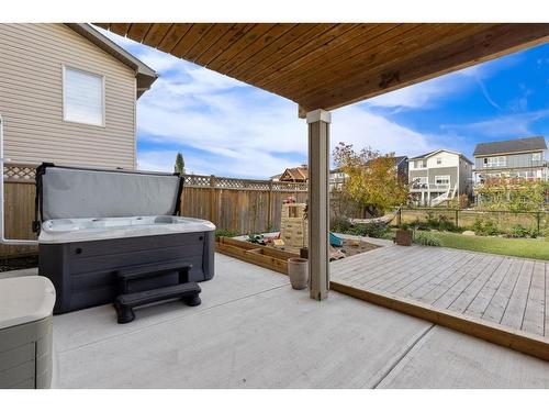 692 Luxstone Landing Sw, Airdrie, AB - Outdoor With Deck Patio Veranda With Exterior