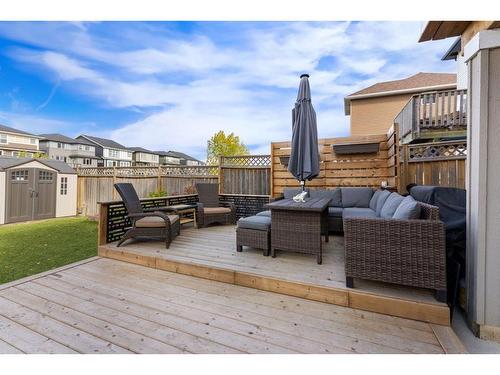 692 Luxstone Landing Sw, Airdrie, AB - Outdoor With Deck Patio Veranda With Exterior