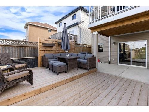 692 Luxstone Landing Sw, Airdrie, AB - Outdoor With Deck Patio Veranda With Exterior