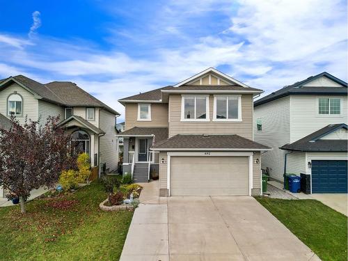 692 Luxstone Landing Sw, Airdrie, AB - Outdoor With Facade