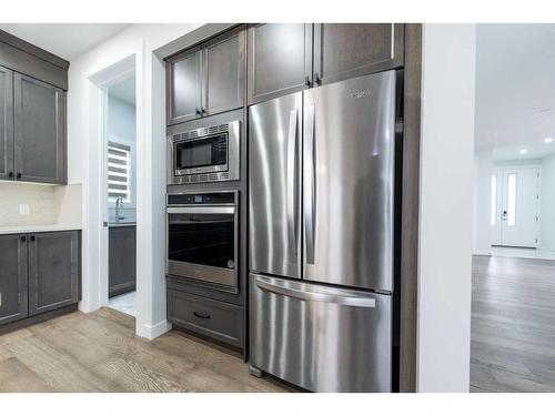 907 Corner Meadows Way Ne, Calgary, AB - Indoor Photo Showing Kitchen With Stainless Steel Kitchen With Upgraded Kitchen