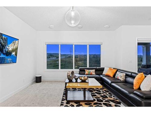 9 Sage Meadows Green Nw, Calgary, AB - Indoor Photo Showing Living Room