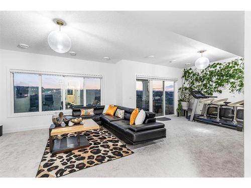 9 Sage Meadows Green Nw, Calgary, AB - Indoor Photo Showing Living Room