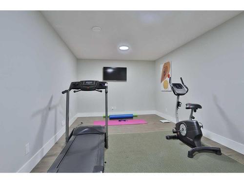 13 Damkar Drive, Rural Rocky View County, AB - Indoor Photo Showing Gym Room