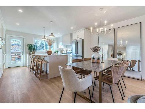 184 Huntchester Crescent Ne, Calgary, AB - Indoor Photo Showing Dining Room