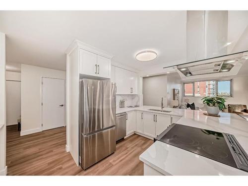 7D-133 25 Avenue Sw, Calgary, AB - Indoor Photo Showing Kitchen