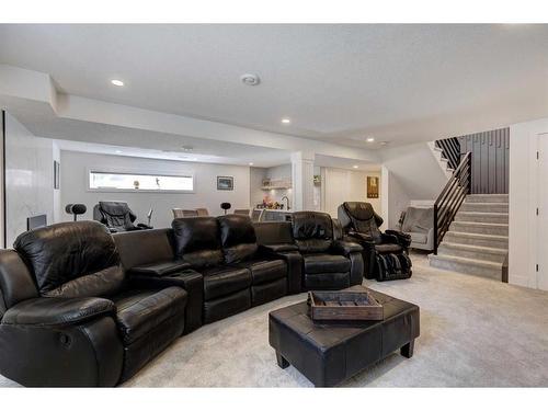 131 Mapleburn Drive Se, Calgary, AB - Indoor Photo Showing Living Room