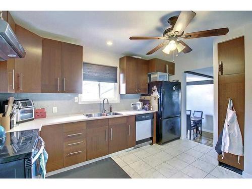 6152 Bowwood Drive Nw, Calgary, AB - Indoor Photo Showing Kitchen With Double Sink