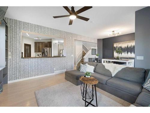 38 Sage Valley Manor Nw, Calgary, AB - Indoor Photo Showing Living Room