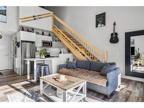 219B-1 Industrial Place, Canmore, AB - Indoor Photo Showing Living Room