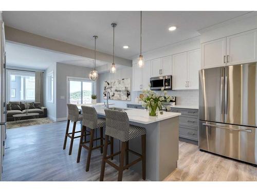 168 Sora Terrace, Calgary, AB - Indoor Photo Showing Kitchen With Upgraded Kitchen