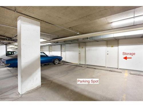 205-1414 17 Street Se, Calgary, AB - Indoor Photo Showing Garage