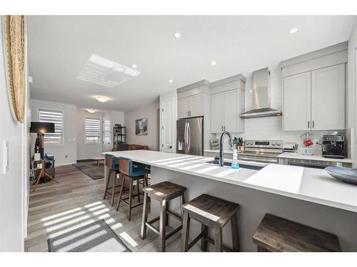 3959 206 Avenue Se, Calgary, AB - Indoor Photo Showing Kitchen With Upgraded Kitchen