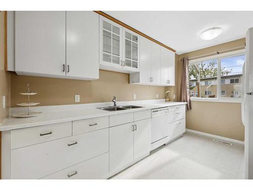 157-2211 19 Street Ne, Calgary, AB - Indoor Photo Showing Kitchen With Double Sink