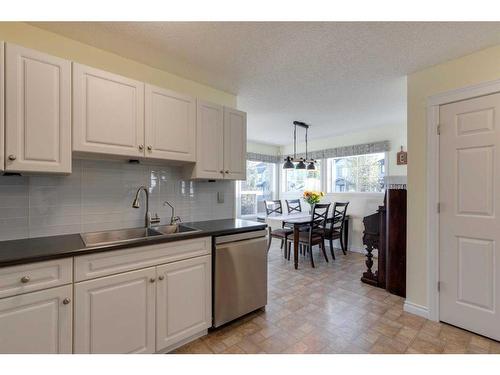 67 Taravista Gardens Ne, Calgary, AB - Indoor Photo Showing Kitchen With Double Sink