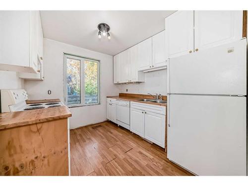 268 Acadia Drive Se, Calgary, AB - Indoor Photo Showing Kitchen With Double Sink