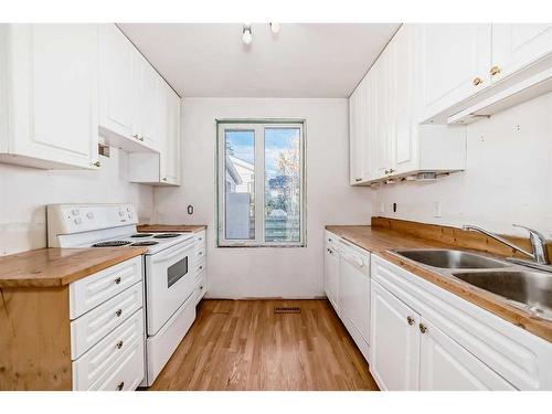 268 Acadia Drive Se, Calgary, AB - Indoor Photo Showing Kitchen With Double Sink