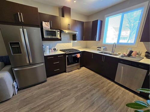 165 Redstone Drive Ne, Calgary, AB - Indoor Photo Showing Kitchen With Double Sink With Upgraded Kitchen