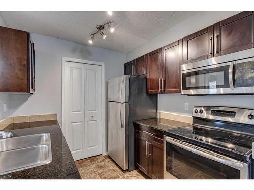 2310-1317 27 Street Se, Calgary, AB - Indoor Photo Showing Kitchen With Stainless Steel Kitchen With Double Sink